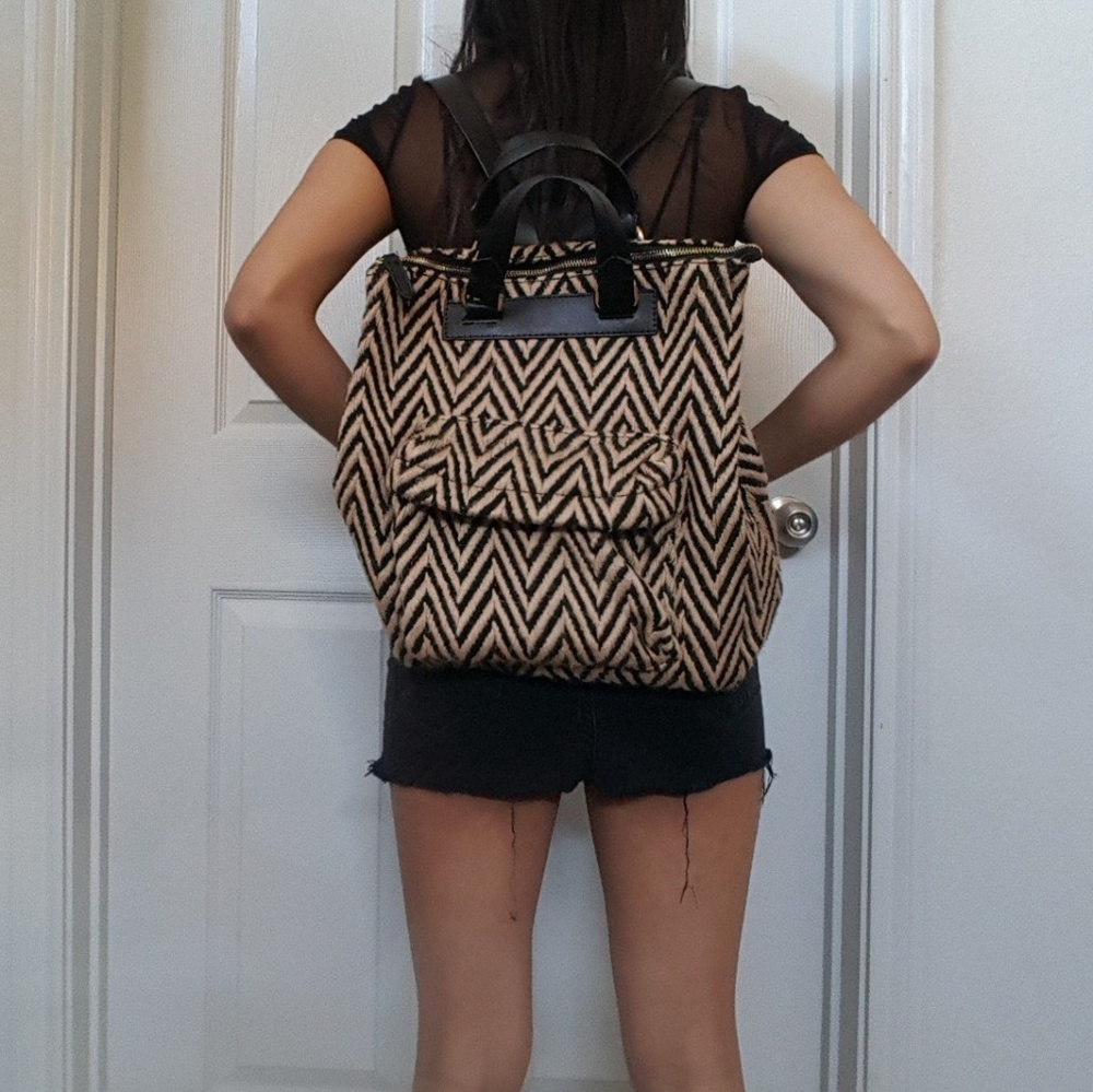 Zara Weaved backpack